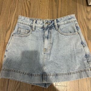 Princess Polly Gazelle Denim Skort – Light Wash